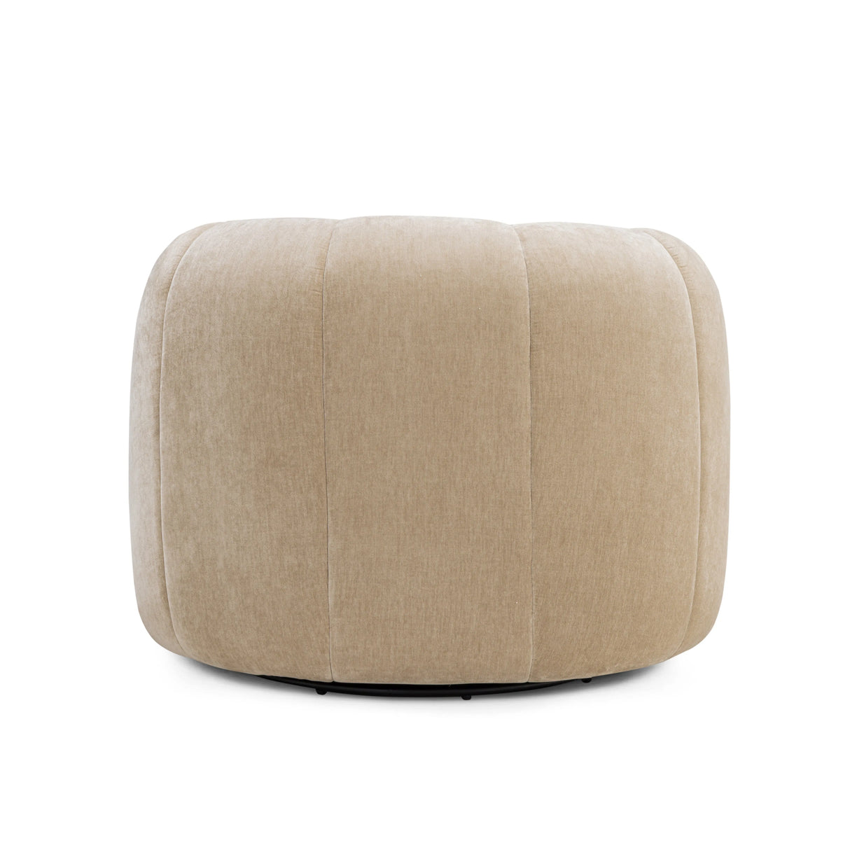 Jasmine Upcycled Contract-Grade Basketweave Fabric Swivel Accent Chair by TOV Furniture at Eve Furniture