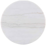 Jason Greige Round White Marble Top Coffee Table by Coaster at Eve Furniture