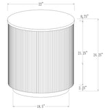 Jason Greige/White Marble 2-piece Round White Marble Coffee Table Set by Coaster at Eve Furniture
