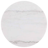 Jason Greige/White Marble 3-piece Round White Marble Coffee Table Set by Coaster at Eve Furniture