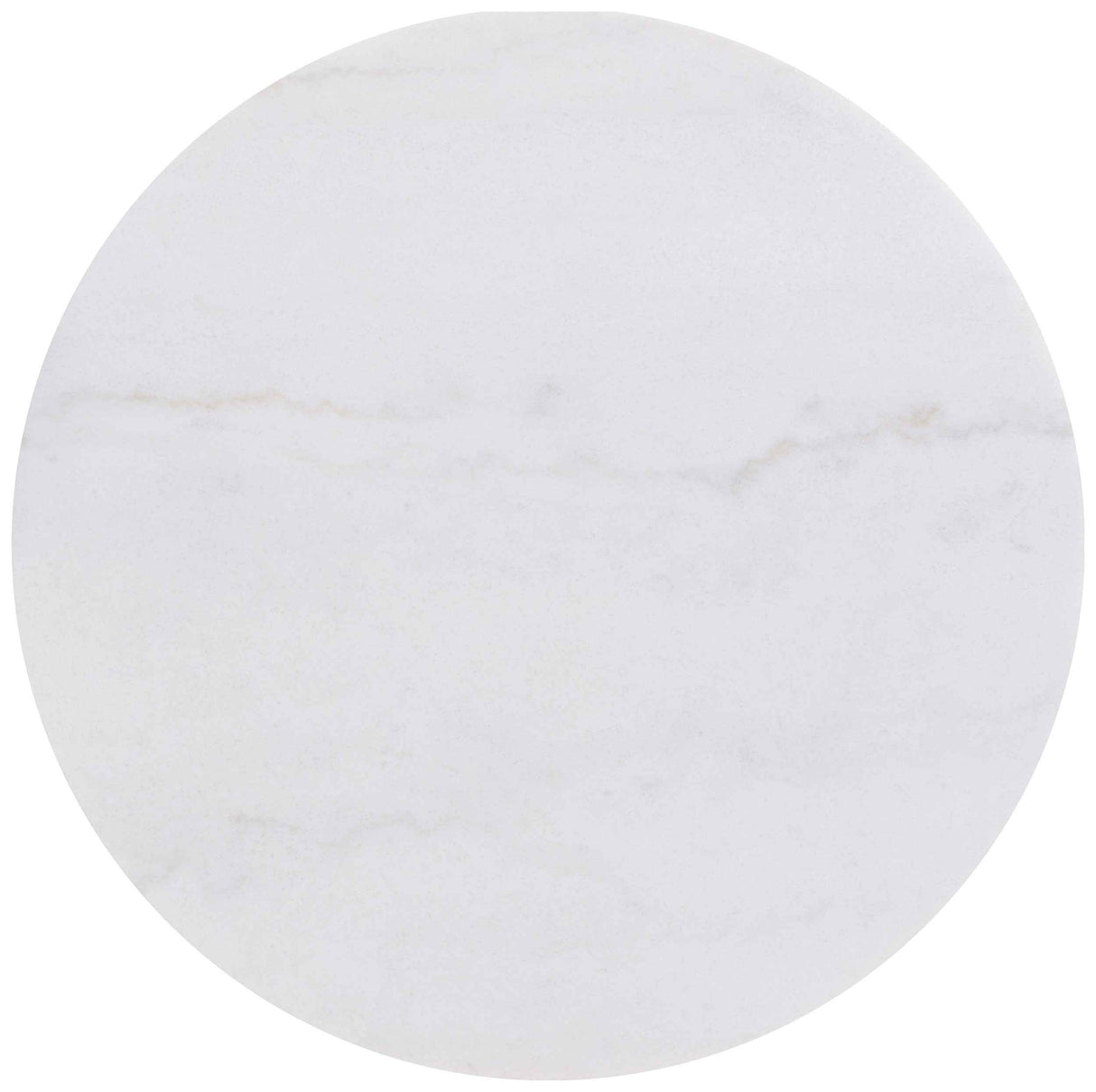 Jason Honey Brown Round White Marble Top Coffee Table by Coaster at Eve Furniture