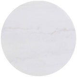 Jason Honey Brown Round White Marble Top Coffee Table by Coaster at Eve Furniture