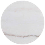 Jason Honey Brown Round White Marble Top Side End Table by Coaster at Eve Furniture