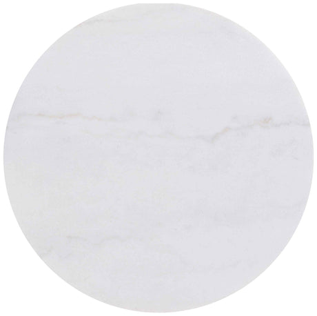 Jason Honey Brown/White Marble 3-piece Round White Marble Coffee Table Set by Coaster at Eve Furniture