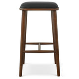 Jason PU Leather Bar Stool by Ashcroft Furniture at Eve Furniture