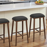 Jason PU Leather Bar Stool by Ashcroft Furniture at Eve Furniture