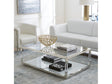 Jasper Coffee Table in Acrylic/White Glass/PSS by Modus Furniture at Eve Furniture
