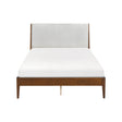Jasper Light Gray & Chestnut California King Platform Bed by Homelegance at Eve Furniture