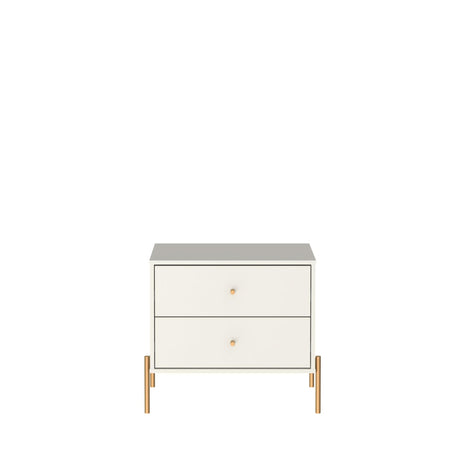 Jasper Nightstand in Off White (set of 2) by Manhattan Comfort at Eve Furniture