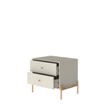 Jasper Nightstand in Off White (set of 2) by Manhattan Comfort at Eve Furniture