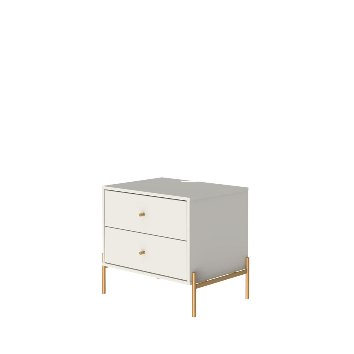 Jasper Nightstand in Off White (set of 2) by Manhattan Comfort at Eve Furniture