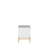 Jasper Nightstand in White Gloss (set of 2) by Manhattan Comfort at Eve Furniture