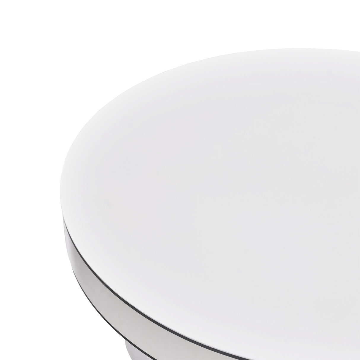 Jasper White Glossy Coffee Table by TOV Furniture at Eve Furniture