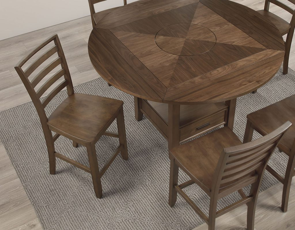 Java 5-Piece Drop-leaf Counter Height Set by Steve Silver at Eve Furniture