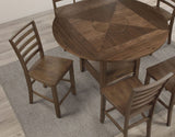 Java 5-Piece Drop-leaf Counter Height Set by Steve Silver at Eve Furniture