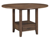 Java 59-inch Round Counter Table by Steve Silver at Eve Furniture
