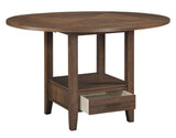 Java 59-inch Round Counter Table by Steve Silver at Eve Furniture