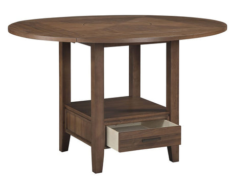 Java 59-inch Round Counter Table by Steve Silver at Eve Furniture
