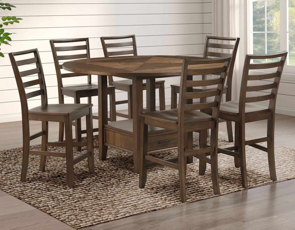 Java Mocha finish 24″ Counter Stool Set of 2