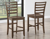 Java Mocha finish 24″ Counter Stool Set of 2