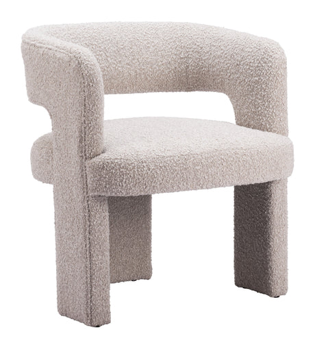Java Sandy Beige Accent Chair by Zuomod at Eve Furniture