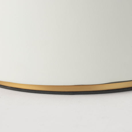 Javier 18.0L x 18.0W x 30.75H Light Base W/Cream Shade Table Lamp by Mercana at Eve Furniture