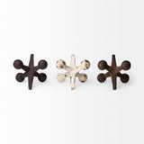 Jax Set of 3 8L x 7W Cast Iron Metal Jacks by Mercana at Eve Furniture