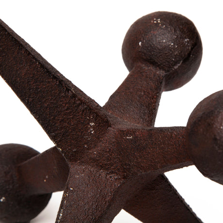 Jax Set of 3 Cast Iron Metal Jacks by Mercana at Eve Furniture