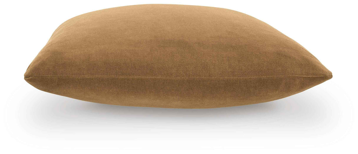 Jaxkins Camel Pillow by Ashley at Eve Furniture