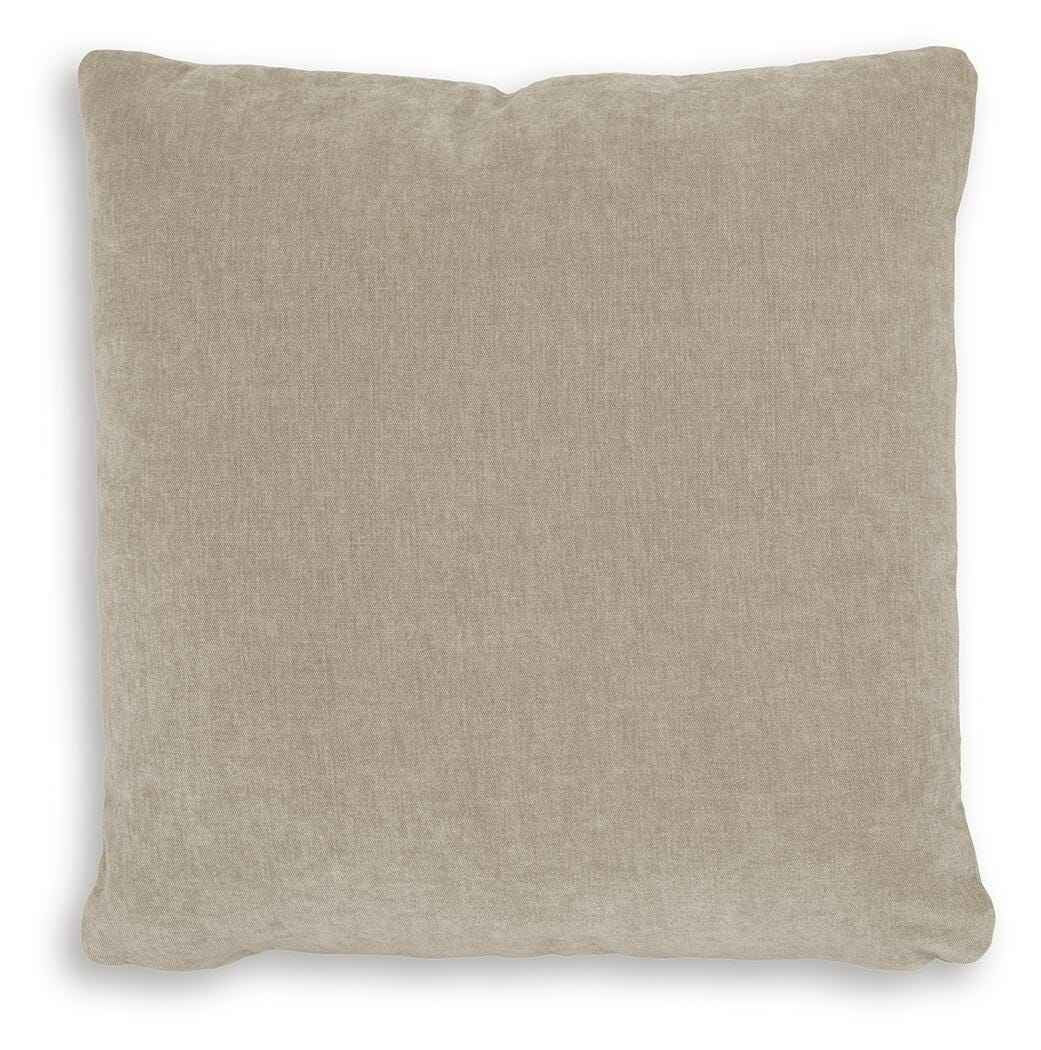 Jaxkins Warm Gray Pillow by Ashley at Eve Furniture