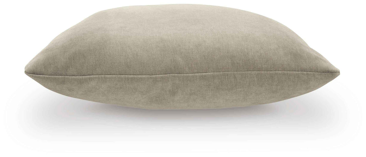Jaxkins Warm Gray Pillow by Ashley at Eve Furniture