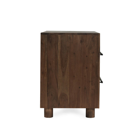 Jaxon Harvest Brown 2 Drawer Nightstand by Classic Home at Eve Furniture