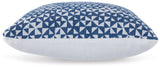 Jaycott Next-Gen Nuvella Blue/White Pillow (Set of 4)