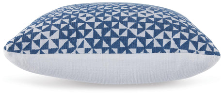 Jaycott Next-Gen Nuvella Blue/White Pillow by Ashley at Eve Furniture