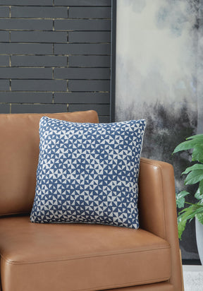 Jaycott Next-Gen Nuvella Blue/White Pillow by ASHLEY FURNITURE at Eve Furniture