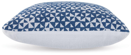 Jaycott Next-Gen Nuvella Blue/White Pillow (Set of 4) by Ashley at Eve Furniture