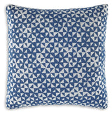 Jaycott Next-Gen Nuvella Blue/White Pillow (Set of 4) by Ashley at Eve Furniture