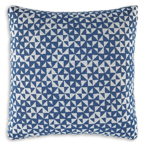 Jaycott Next-Gen Nuvella Blue/White Pillow (Set of 4) by Ashley at Eve Furniture