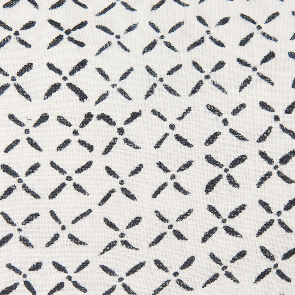 Jayden Cream w/ Black Print Linen Square Decorative Pillow Cover by Mercana at Eve Furniture