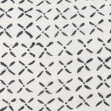 Jayden Cream w/ Black Print Linen Square Decorative Pillow Cover by Mercana at Eve Furniture