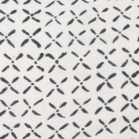 Jayden Cream w/ Black Print Linen Square Decorative Pillow Cover by Mercana at Eve Furniture