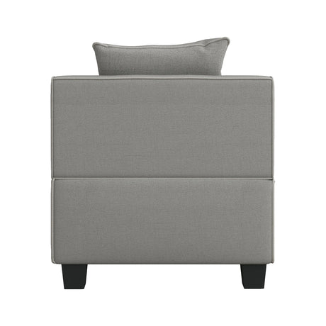 Jayilin Gray 4-Piece Modular Sectional by Homelegance at Eve Furniture