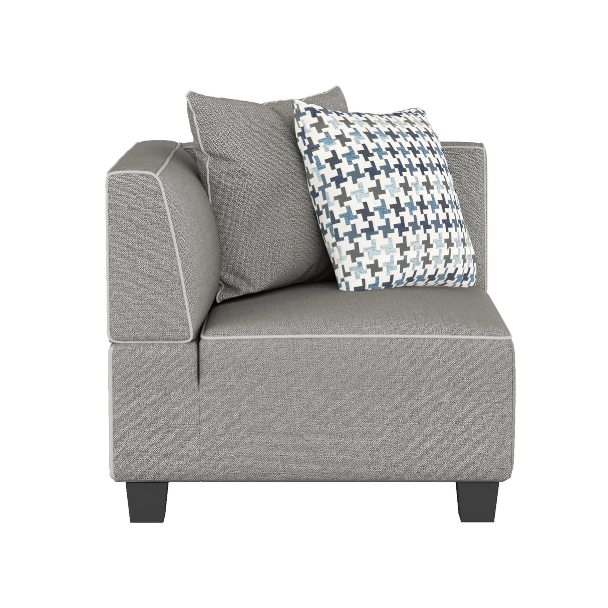 Jayilin Gray 4-Piece Modular Sectional by Homelegance at Eve Furniture