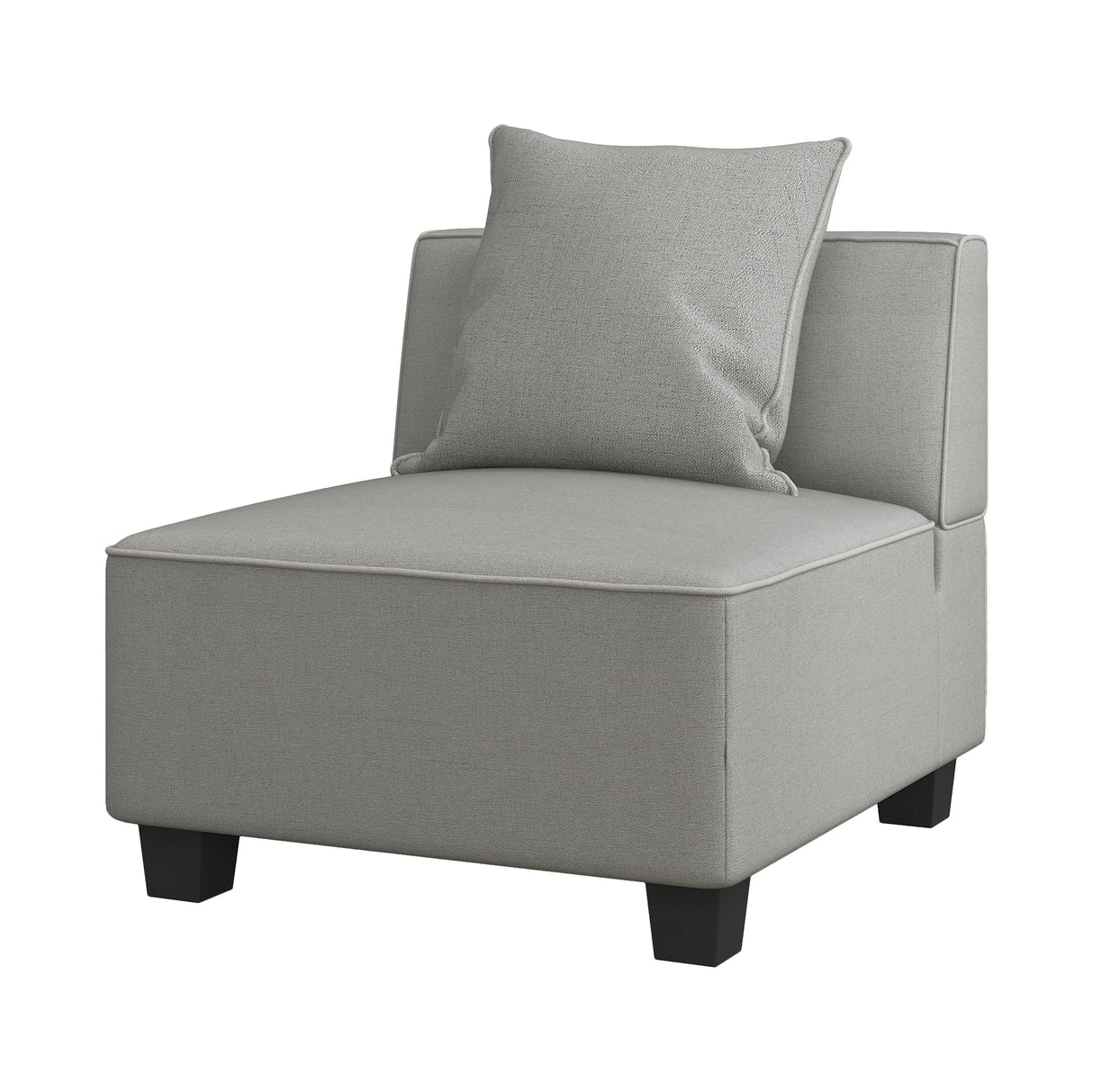 Jayilin Gray 5-Piece Modular Sectional by Homelegance at Eve Furniture