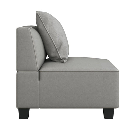 Jayilin Gray 5-Piece Modular Sectional by Homelegance at Eve Furniture