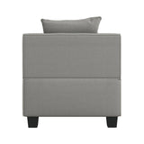 Jayilin Gray 5-Piece Modular Sectional by Homelegance at Eve Furniture