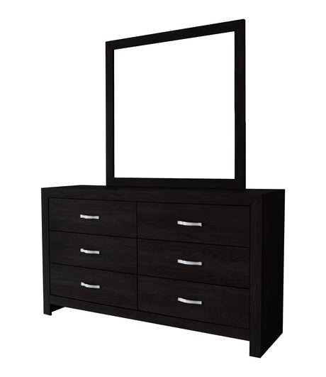 Jaylen Black Bedroom Mirror (Mirror Only) by Crown Mark at Eve Furniture