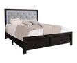 Jaylen Black Queen LED Panel Bed by Crown Mark at Eve Furniture