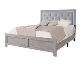 Jaylen Cream LED Panel Bedroom Set by Crown Mark at Eve Furniture