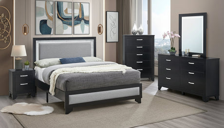 Jaylyn Black Bedroom Set by New Era Innovations at Eve Furniture